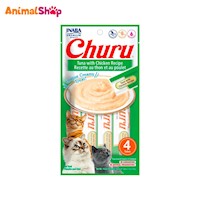 Churu Snack Húmedo Para Gatos Atún Con Pollo X 4Un